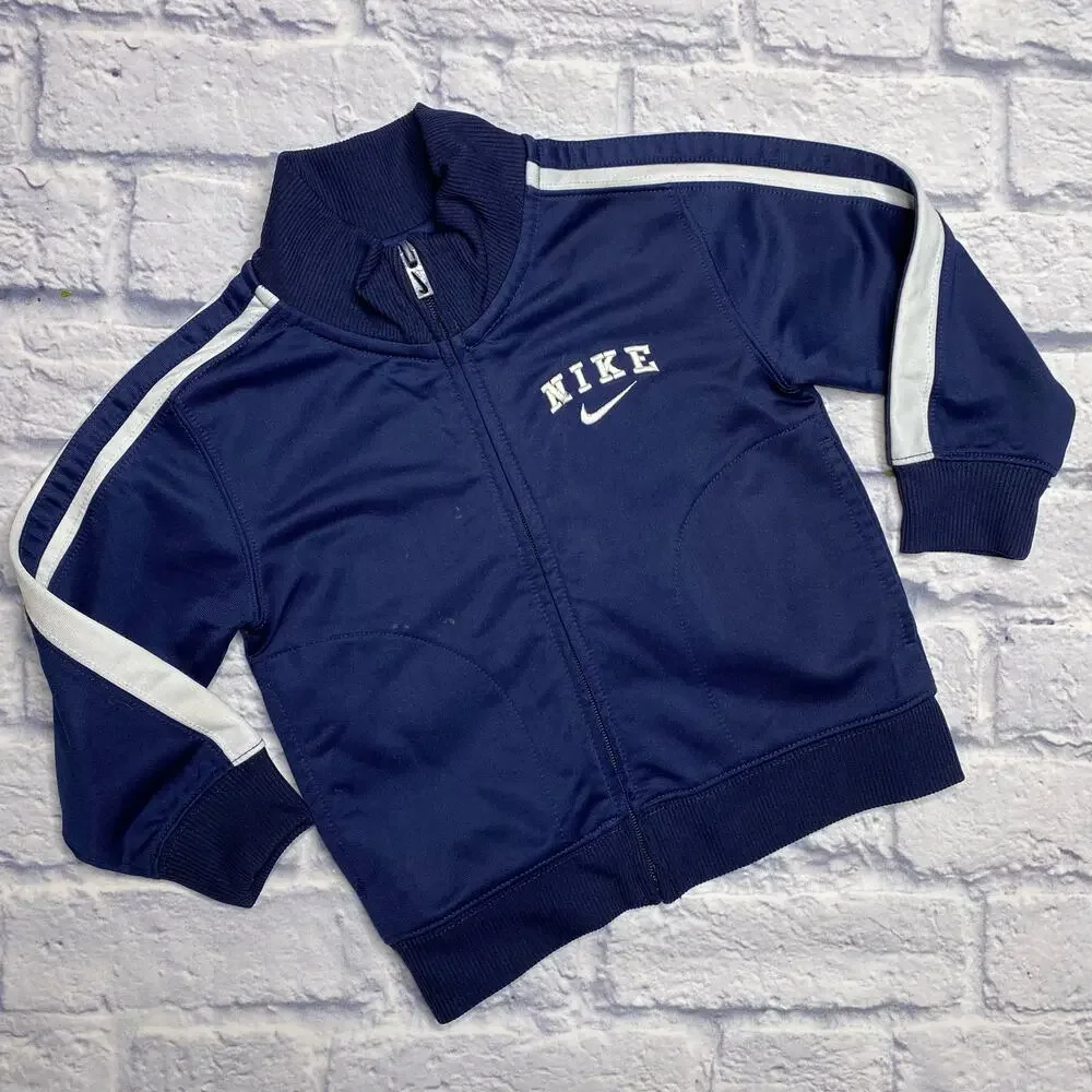 Nike Track Jacket in Navy Blue